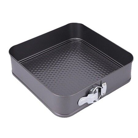 3pcs Square Cake Pan,Non-Stick Loose Bottom Baking Cake Mold,Removable Bottom Baking Pan,Oven Accessories,Baking Tools,Kitchen Accessories