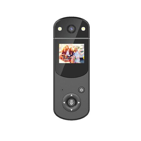 Handheld DV Camera, Mini Body Action Camera HD 1080P Video Recorder with 16MP Clip, 1.5 Inch Screen and Back Clip, Support MP3 Music Playback for Vlog