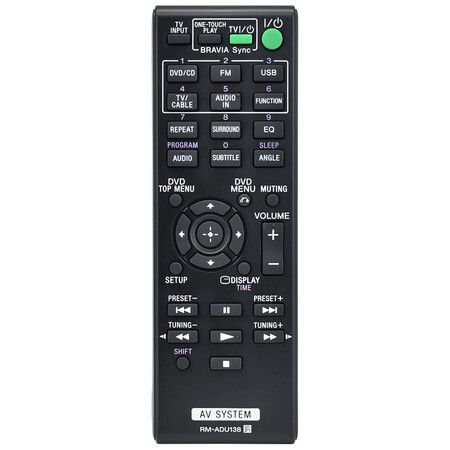 RM-ADU138 Replaced Remote fit for Sony DAV-TZ140 HBD-TZ140 DAV-TZ150 HBD-TZ145 DAV-TZ145 AV-RZ130 DAVTZ150 HBDTZ145 DAVTZ145 AVRZ130 DAVTZ140 HBDTZ140 Audio Vidio AV System RM-ADU101 DAV-TZ135