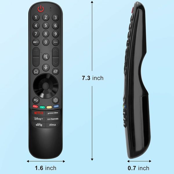 Remote LG Magic Replacement Pointer Voice AN-MR23GA Compatible 2023 Smart TV OLED B3 C3 G3 UR8000 Series Control Accessory