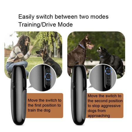 Ultrasonic Trainer Barking Device Handheld Portable Driving Artifact Pet Training Dog Behaviour Control Anti-Barking Tool