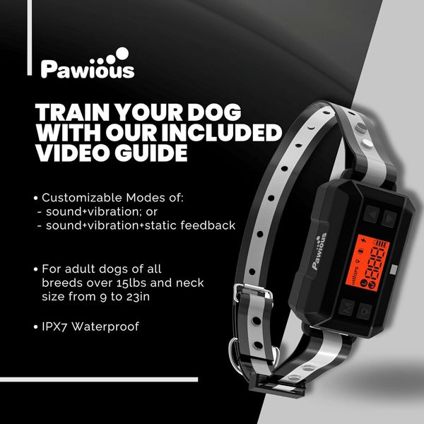 GPS Wireless Dog Fence, GPS Signal Boost, AI Scene Recognition, Radius from min 33 to max 1000 Yards, IPX7 Waterproof for Medium and Large Dogs