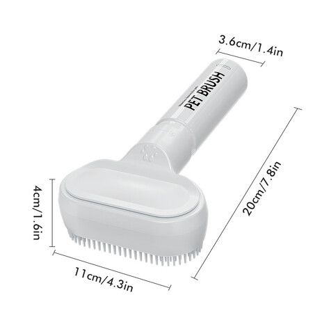 Refillable Mousse Shampoo Cat Bath Brush Pet Dry Shampoo Brush Hair Removal Pet Care Essentials Portable Hair Cleaner not contain mousse