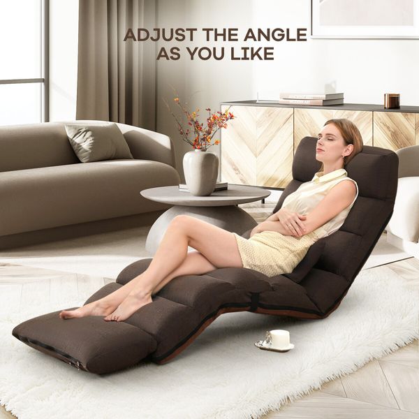 Floor Sofa Cushion Bed Mattress Chair Couch Lounge Mat Tatami Chaise Recliner Adjustable Lounger Ground Seat with Pillow