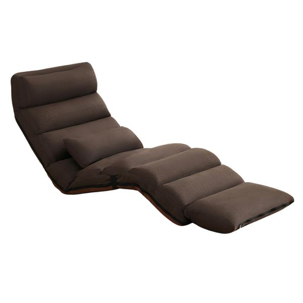 Floor Sofa Cushion Bed Mattress Chair Couch Lounge Mat Tatami Chaise Recliner Adjustable Lounger Ground Seat with Pillow