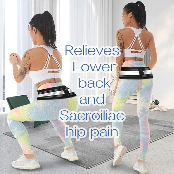 Sacroiliac SI Joint Hip Belt,Lower Back Support Brace for Men and Women,Pelvic Support Belt,Trochanter Belt,Sciatica Pelvis Lumbar Hip