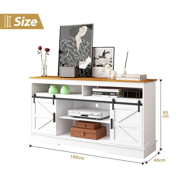 TV Stand Entertainment Unit Media Console Centre Table Up to 65” Televisions Cabinet Sideboard Living Room Furniture