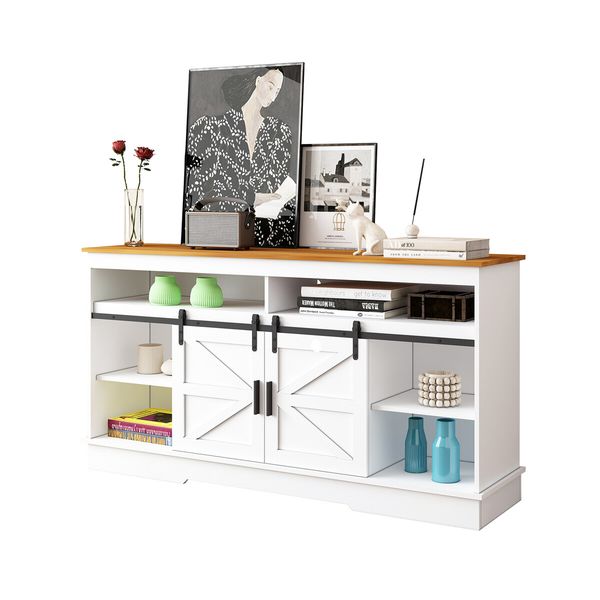 TV Stand Entertainment Unit Media Console Centre Table Up to 65” Televisions Cabinet Sideboard Living Room Furniture