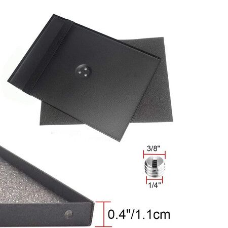 Projector Tray, Laptop Tray Platform Holder Pallet for 3/8 inch or 1/4 inch Screw Tripod Stand Mount, Widely Use in Classrooms, Meeting Rooms,Stage,Studio, Office, Outdoor 34 x 24 cm