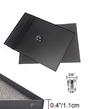 Tray Platform HolderProjector Tray, Laptop Tray Platform Holder Pallet for 3/8 inch or 1/4 inch Screw Tripod Stand Mount, Widely Use in Classrooms, Meeting Rooms,Stage,Studio, Office, Outdoor 39 x 29 cm