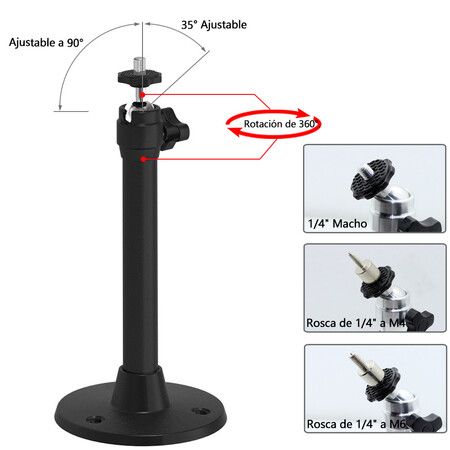 Mini Ceiling Projector Mount Bracket, Adjustable Tilt&Swivel Hanging Projector Holder Wall Mount Hanger Rack Stand for Mini Projector, Black