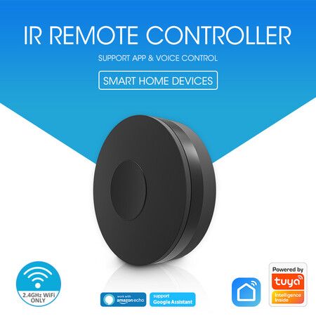 Universal Smart IR Remote Control: WiFi Infrared Remote Control, All in One Infrared Blaster for TV DVD Fans Air Conditioner, App Control