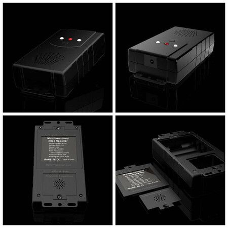 Ultrasonic Car Mouse Repeller,Under The Hood Animal Repeller with Strobe Light,Indoor Warehouse Mouse Repeller