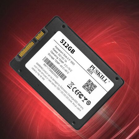 256GB SATA III SSD Internal Solid State Drive 2.5 Inch Internal Drive Advanced 3D NAND Flash Up to 500MB/s SSD Hard Drive for PC Laptop