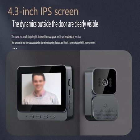 Ring Video Doorbell, 1080P HD Video Ring Camera Outdoor Wireless, 70 Degree Lens Angle Two Way Audio Night Vision Doorbell Camera