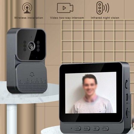 Ring Video Doorbell, 1080P HD Video Ring Camera Outdoor Wireless, 70 Degree Lens Angle Two Way Audio Night Vision Doorbell Camera