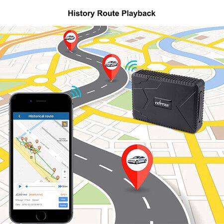 4G GPS Tracker for Vehicles 7800mAh Hidden Magnetic Car GPS Tracker Real Time Anti Theft Vehicle Tracking Device for Car, Motorcycle, Truck and Boat