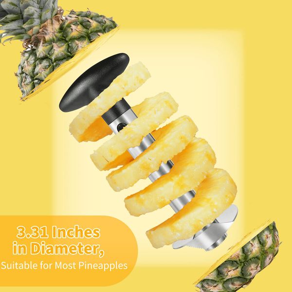 Pineapple Corer Upgraded Reinforced Thicker Blade Newness Premium Pineapple Corer Remover