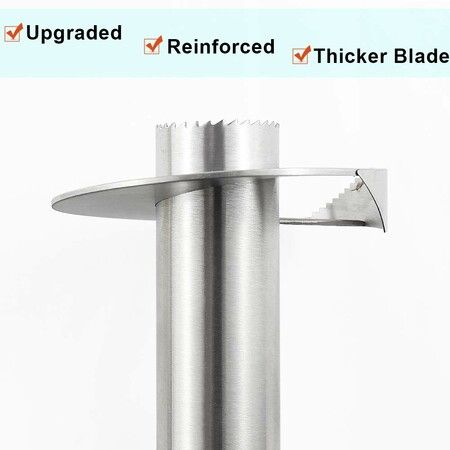 Pineapple Corer Upgraded Reinforced Thicker Blade Newness Premium Pineapple Corer Remover