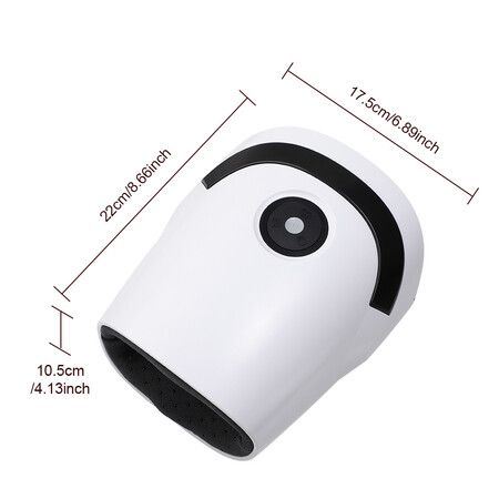 Hand Massager with Compression & Heating, Cordless Electric Massagers, Birthday Gifts for Dad Men (White)