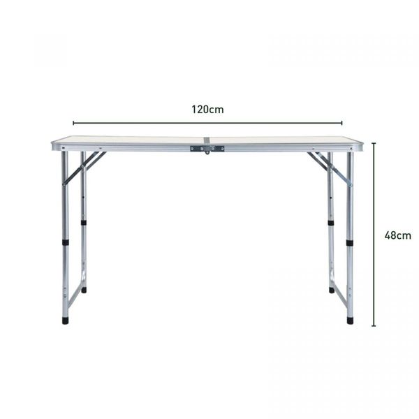 KILIROO Camping Table 120cm Silver (With 4 Chair) KR-CT-104-CU