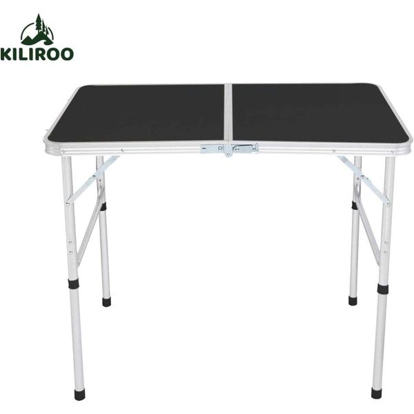 KILIROO Camping Table 90cm Black KR-CT-103-CU