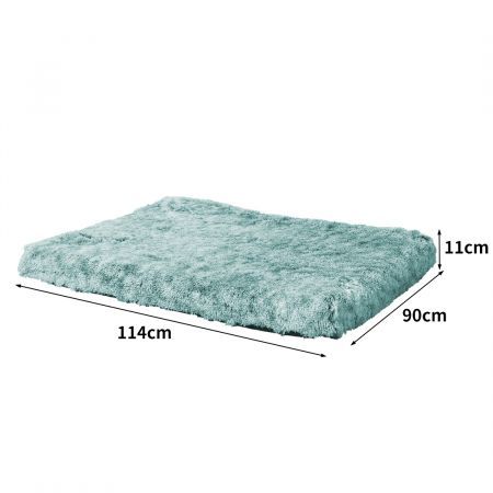 Dog Mat Pet Calming Bed Memory L Green Large