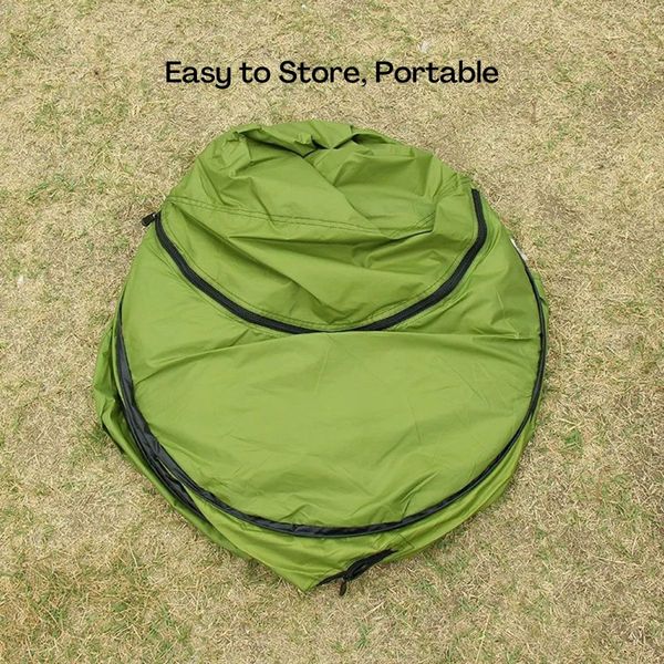 KILIROO Shower Tent with 2 Window (Green)