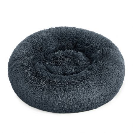 FEANDREA 60cm Dog Bed with Removable Washable Cusion Dark Gray