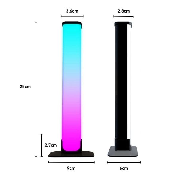 GOMINIMO Smart LED RGB Flow Light Bars 2pcs GO-LLB-100-NN