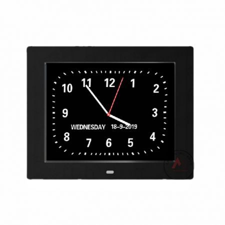 GOMINIMO Day Date Calendar Clock Dementia Clock Digital Alarm Clock with Large LCD Screen (Black) GO-DDC-101-JSC