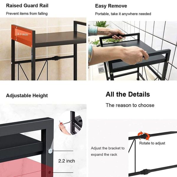 GOMINIMO Microwave Oven Rack 2 Tier GO-MOR-101-LJ