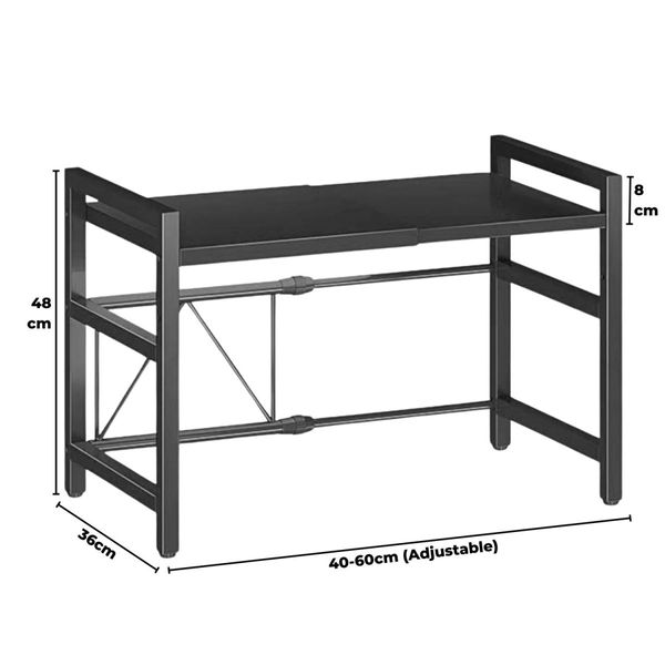 GOMINIMO Microwave Oven Rack 2 Tier