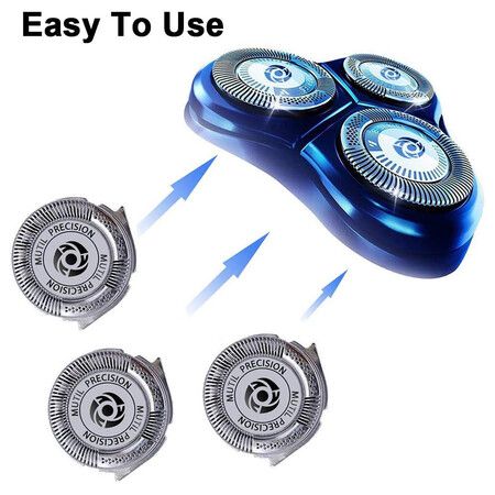 Philips Shaver Heads SH50 Replacement Series 5000 6PCS Grooming Electric Blades Smooth Precision Durable Easy Install