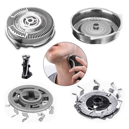 Philips Shaver Heads SH50 Replacement Series 5000 6PCS Grooming Electric Blades Smooth Precision Durable Easy Install