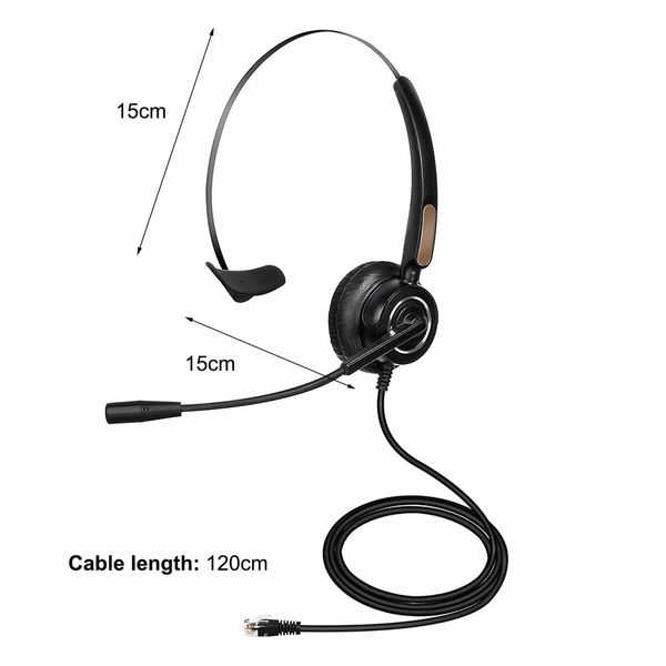 3.5mm audio jack USB port noise reduction business call center microphone headsets Telephone headsets