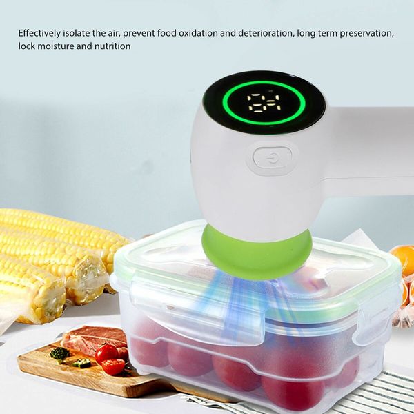 Cordless Portable Handheld Electric Vacuum Packing Machine Preservation Sealers Vacuum Jars Canisters Bags Sealer Food Sealer