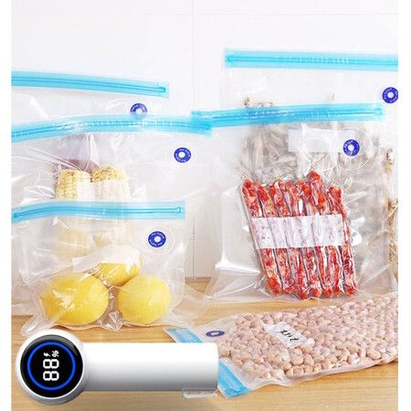 Cordless Portable Handheld Electric Vacuum Packing Machine Preservation Sealers Vacuum Jars Canisters Bags Sealer Food Sealer