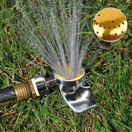 360 Degree Metal Spot Sprinkler,Lawn Sprinklers for Yard, Circle Pattern Sprinkler with Gentle Water Flow for Small Area Yard Lawn Garden Watering,Coverage Up to 30FT