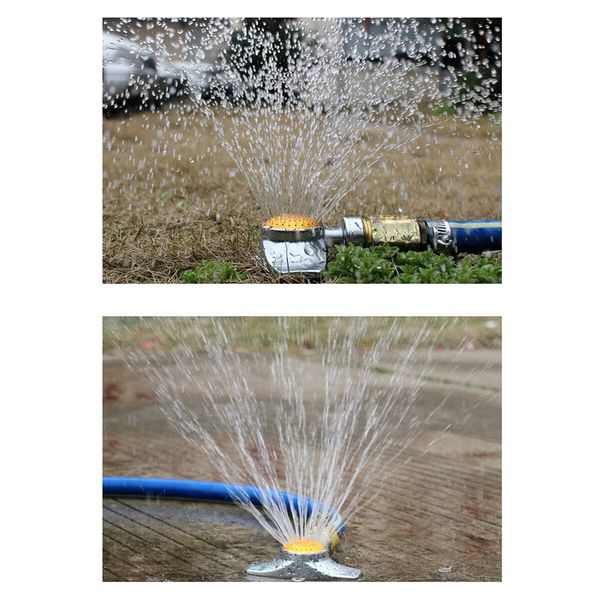 360 Degree Metal Spot Sprinkler,Lawn Sprinklers for Yard, Circle Pattern Sprinkler with Gentle Water Flow for Small Area Yard Lawn Garden Watering,Coverage Up to 30FT