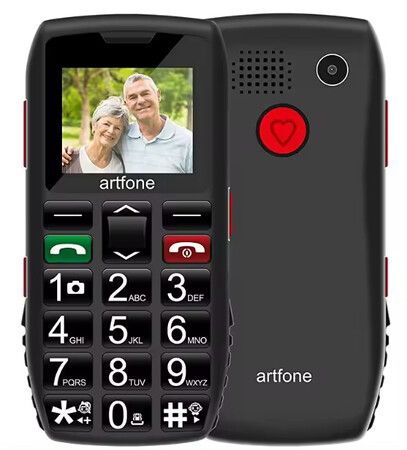 4G VoLTE One Click Unlock Senior Flip Phone Dual SIM Large Screen Big Button SOS Pocket Flashlight Loud Volume