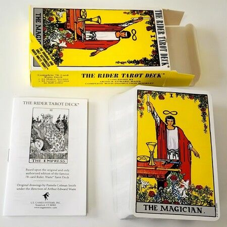 The Rider-Waite Tarot Cards - Deck of 78 Cards Instruction Booklet