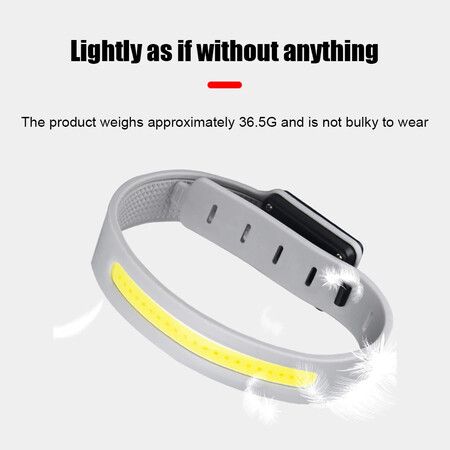 Night Walking Lights USB Rechargeable Running Lamps Silicone Dual-Use Arm Flashing Light Equipment For Walking Jogging Camping