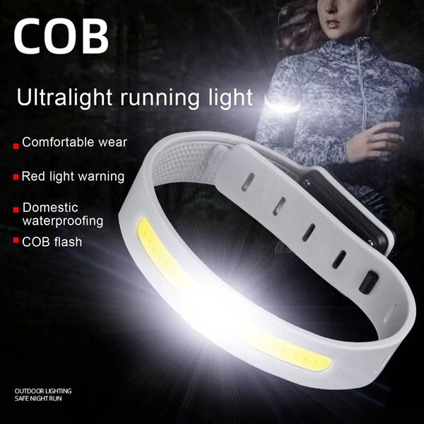 Night Walking Lights USB Rechargeable Running Lamps Silicone Dual-Use Arm Flashing Light Equipment For Walking Jogging Camping