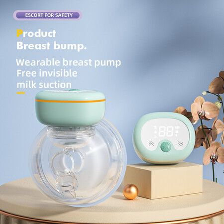 Hands-Free Breast Pump, 9 Levels, 3 Modes, Electric Breast Pump with 1500mAh Battery, Leak-Proof Design, Low Noise, Portable Electric Pump Smart Display