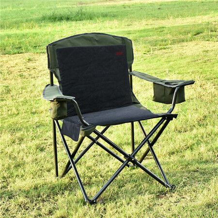 Portable Heated Seat Cushion,USB Heated Foldable Camping Chair Pad,3 Mode Adjustable Heated Stadium Seat Cushion for Outdoor,Camping,Fishing Color Black