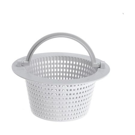 6 inch Ground Pool Skimmer Basket Thru Wall Strainer Basket Filter Basket with Handle to Clean Leaves and Debri