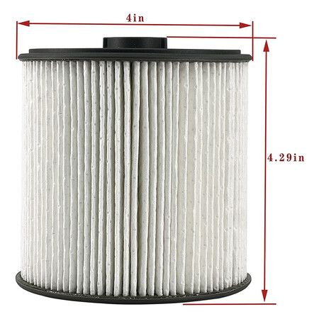 68436631AA Fuel Filter Compatible with 2019-2024 Ram 2500 3500 4500 5500 6.7L Diesel Engine Ram 1500 3.0L V6 Eco Diesel Frame Chassis Mounted 2020-2024 Jeep Wrangler/Gladiator 3.0L V6 Diesel #PF46152