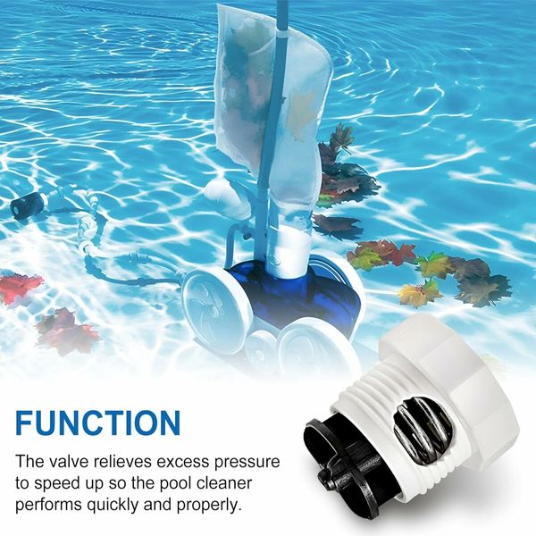 9-100-9002 Pressure Relief Valve Replacement for Polaris Pool Cleaner 180, 280, 380, 280 TankTrax, 480 Pro, 3900 Sport Pressure Side Pool Sweeper, 2 Pcs