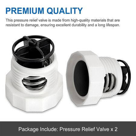 9-100-9002 Pressure Relief Valve Replacement for Polaris Pool Cleaner 180, 280, 380, 280 TankTrax, 480 Pro, 3900 Sport Pressure Side Pool Sweeper, 2 Pcs